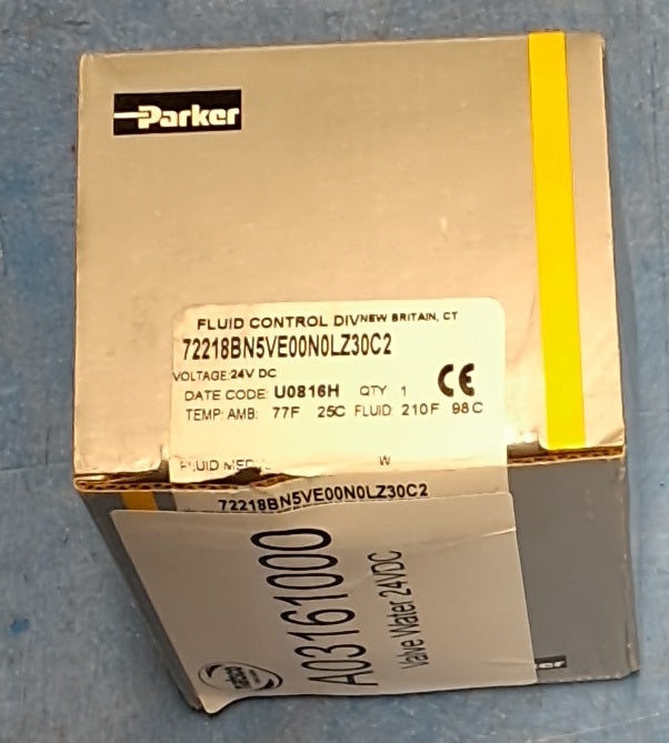 Parker Water Valve 24VDC 72218BN5VE00N0LZ30C2